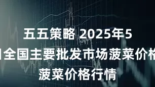 五五策略 2025年5月5日全国主要批发市场菠菜价格行情